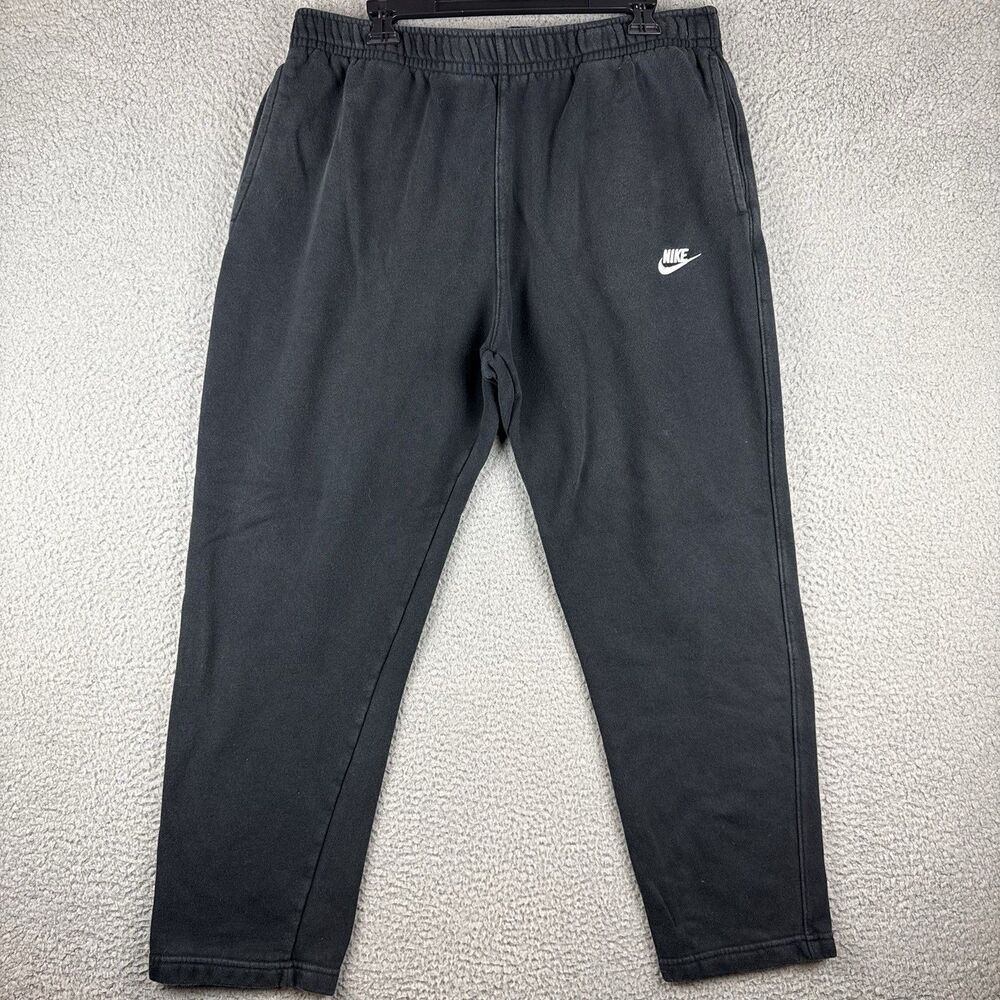 Nike Club Fleece Jogger Mens 2XL Black Pocket Sweatpants  BV2707-010